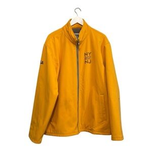 NY NJ SUPERBOWL XLVIII Host committee yellow zip up jacket | Size XXL